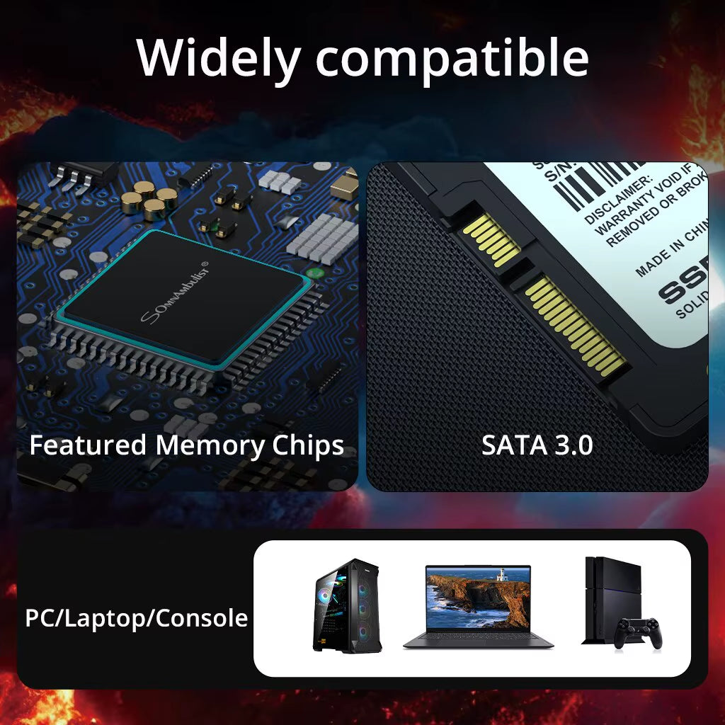SSD 120GB 240GB 480GB 960GB Internal Sata3 Solid State Drive 2.5 128GB 256GB 512GB 1TB 2TB SSD for PC Laptop