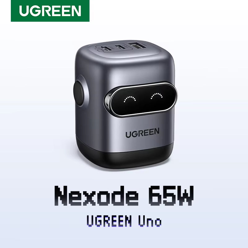 【US Plug】 65W 30W Gan Charger Robot Design QC4.0 3.0 PPS for Iphone 17 16 15 Pro Macbook Laptops Tablet PD3.0 Fast Charg